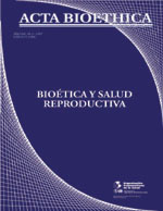 											Ver Vol. 13 Núm. 2 (2007): Bioética y salud reproductiva
										
