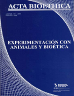 												Ver Vol. 13 Núm. 1 (2007): Experimentación con animales y bioética
											
