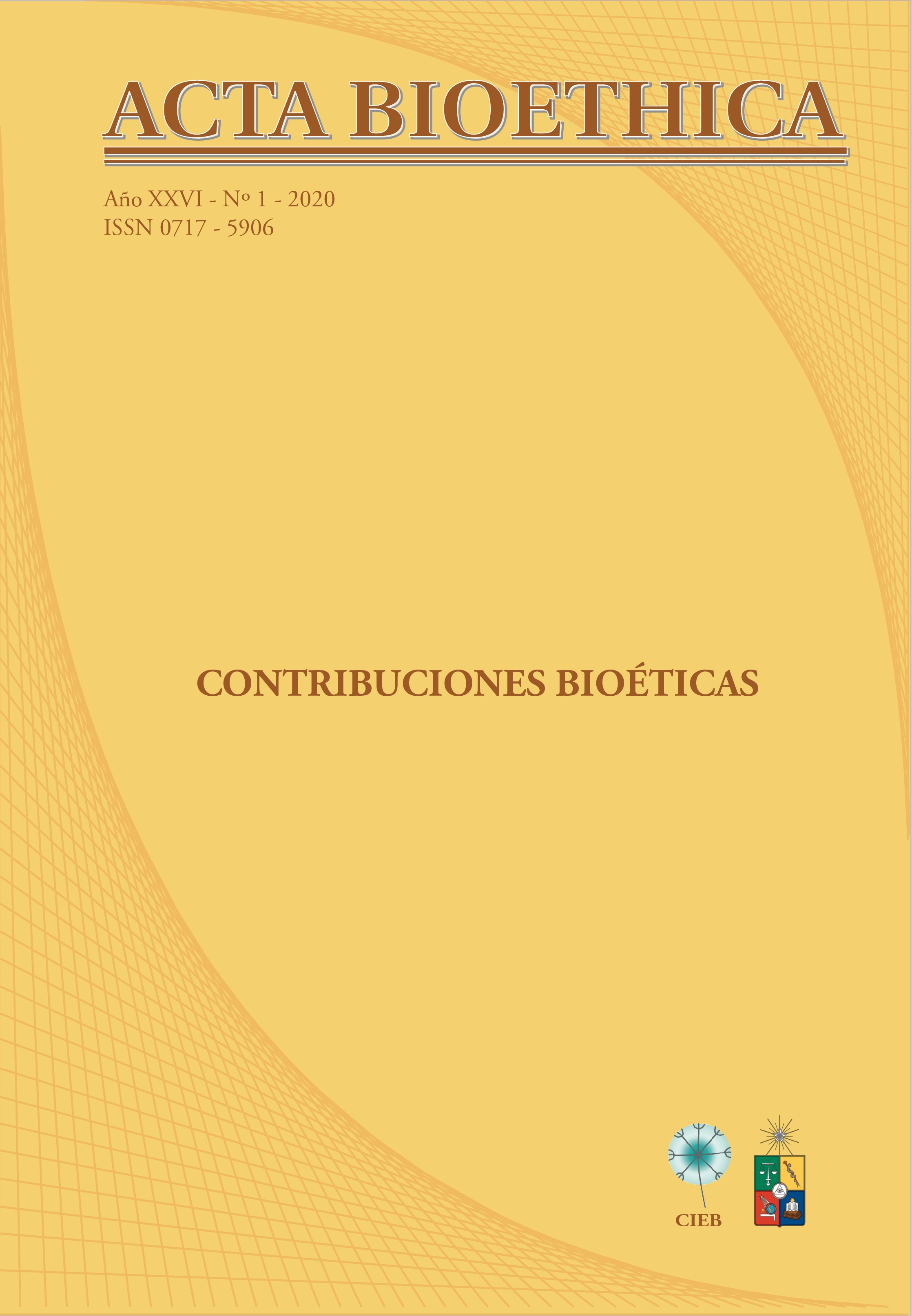 											Ver Vol. 26 Núm. 1 (2020): Contribuciones bioéticas
										