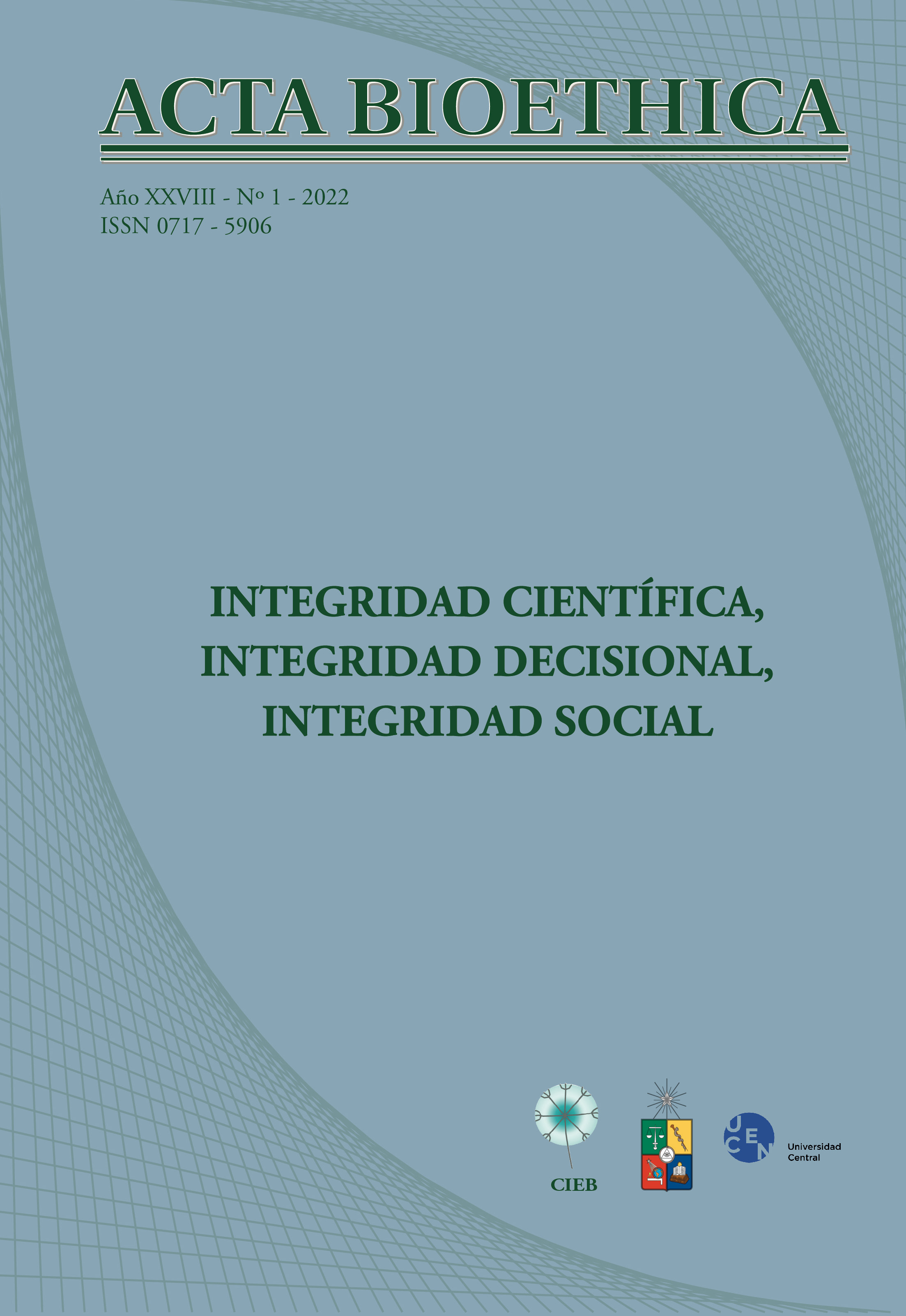 											Ver Vol. 28 Núm. 1 (2022): Integridad científica, integridad decisional, integridad social
										