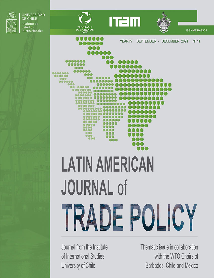 							View Vol. 4 No. 11 (2021): Latin American Journal of Trade Policy
						