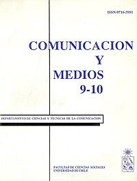 							Ver Núm. 9-10 (1991): Revista Comunicación y Medios
						